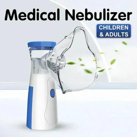 Portable Mesh Nebulizer – Ultra Quiet, USB Rechargeable, Fast & Effective Breathing Therapy
